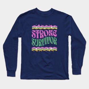 Groovy Stroke Survivor Long Sleeve T-Shirt